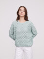 Sweater Vicenti Verde Agua