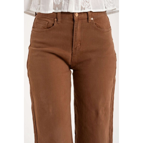 Jean Recto Lavado Chocolate