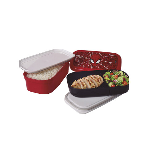 Lunchera Bento X 2 Piezas Spiderman U