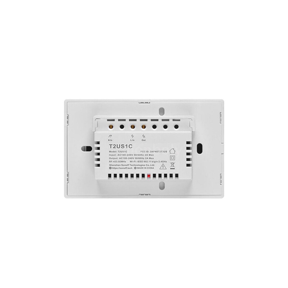 Plaqueta inteligente WIFI blanca 1 int + RF SONOFF ELE07748