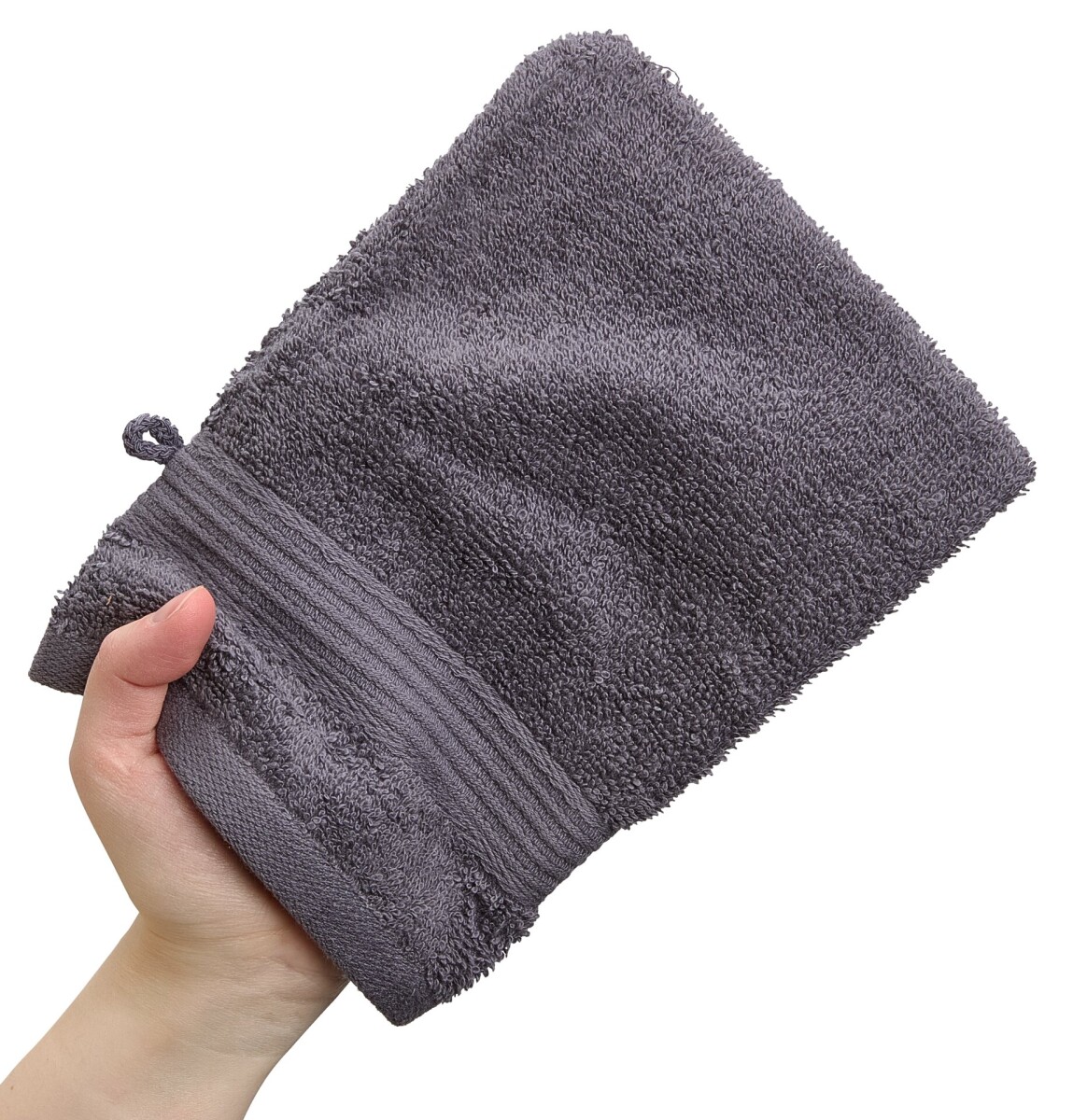 Manopla de baño KARLSTAD 15x21 gris osc 