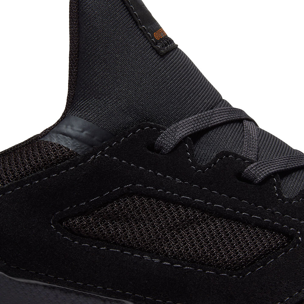 Low Lace Up Sneaker Black Mesh