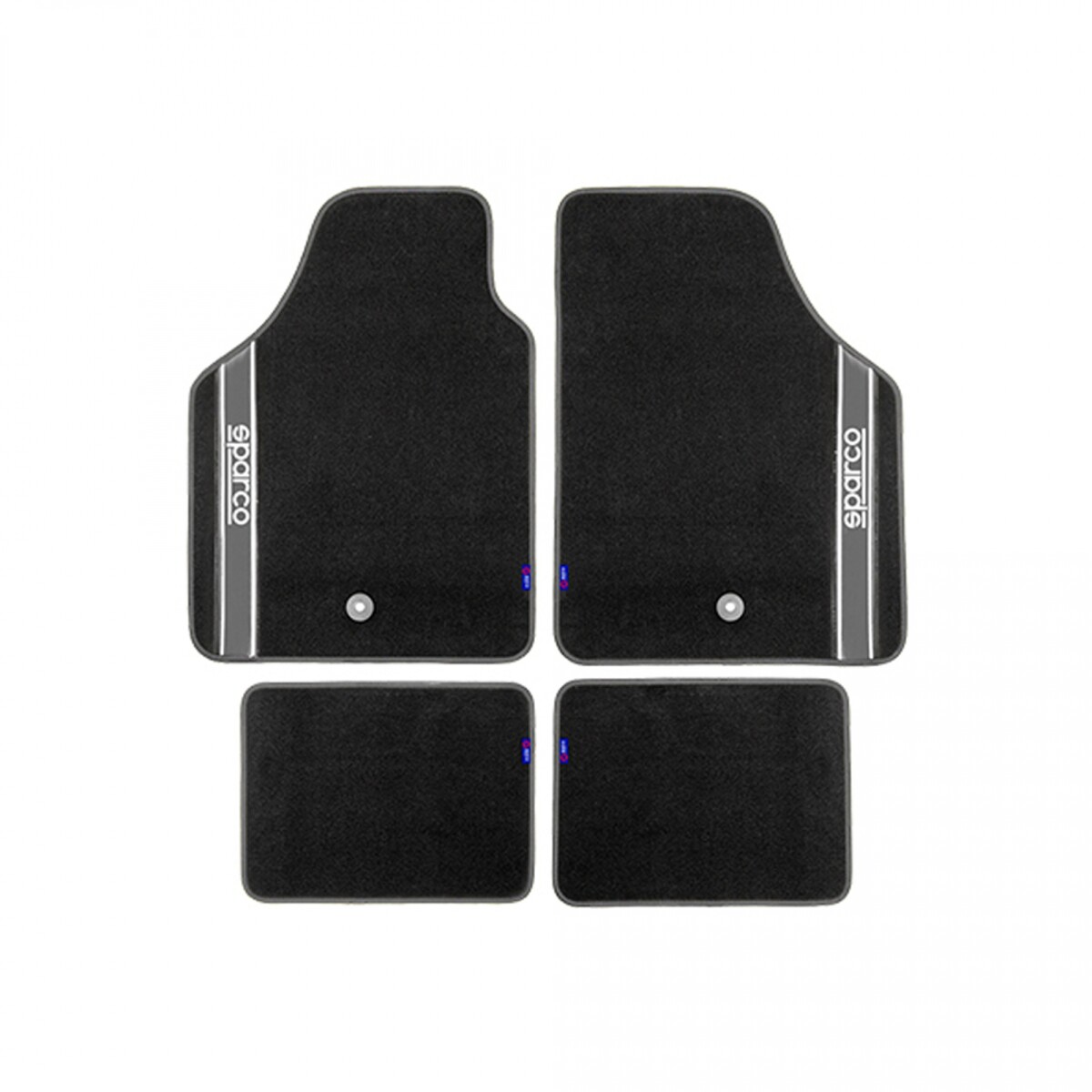 Sparco Alfombra Completo 4 piezas - Gris claro 