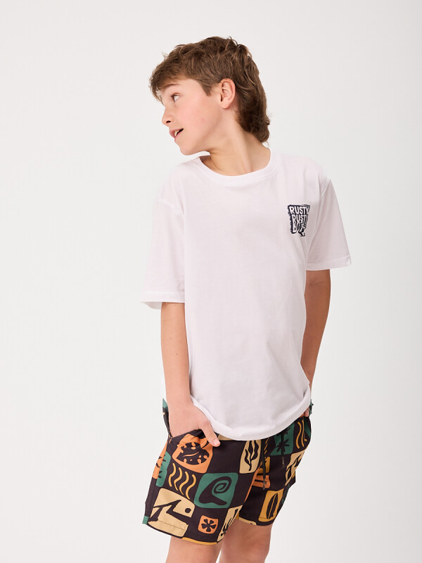 T-SHIRT MONTEGO TEEN RUSTY Blanco