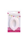 Vela grande glitter n # 0 blanco Vela grande glitter n # 0 blanco
