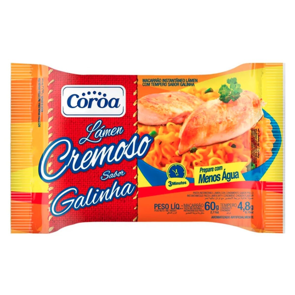 PASTA INSTANTANEA COROA 64.8G POLLO 