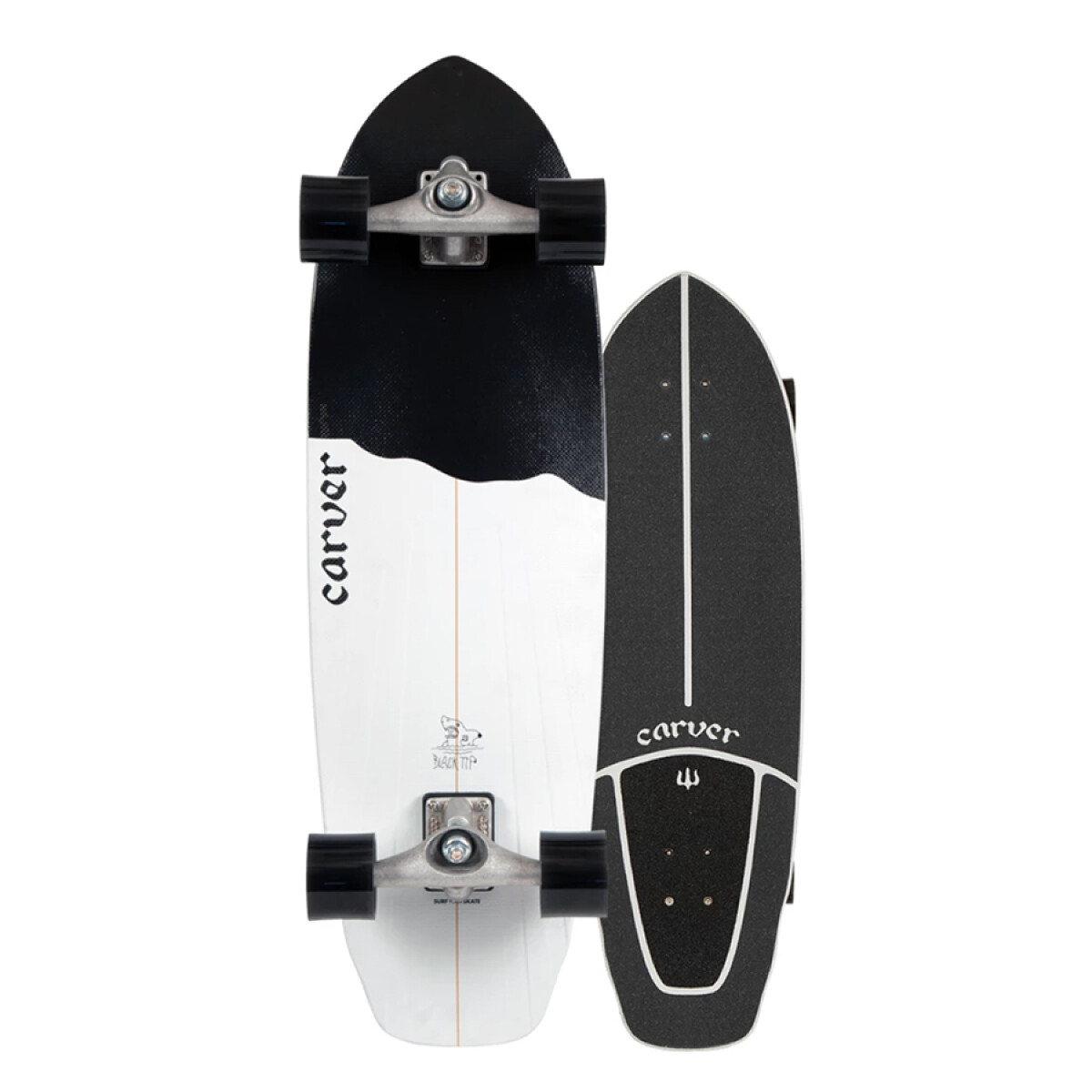 Carver CX Black Tip 32.5'' - Surf Skate Completo 