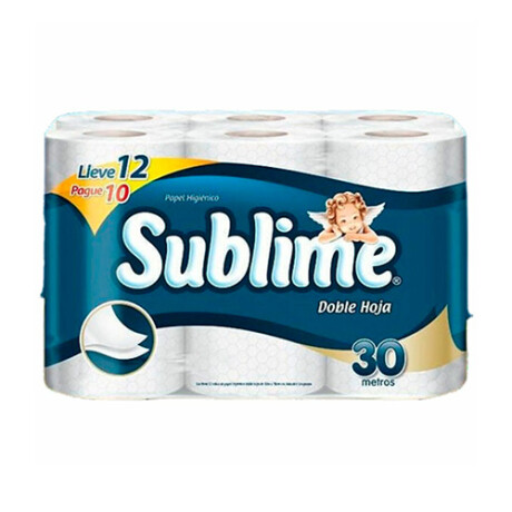 Pack X 48 Rollos Papel Higiénico Sublime Doble Hoja 30M 001
