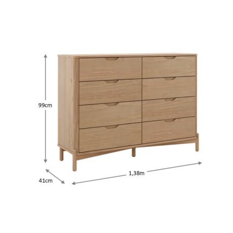Cómoda Nest 8 Cajones Tauri U