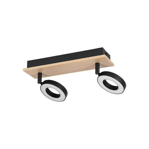 Lámpara de techo LED 2x4,2W cálida RIELVES EG3542