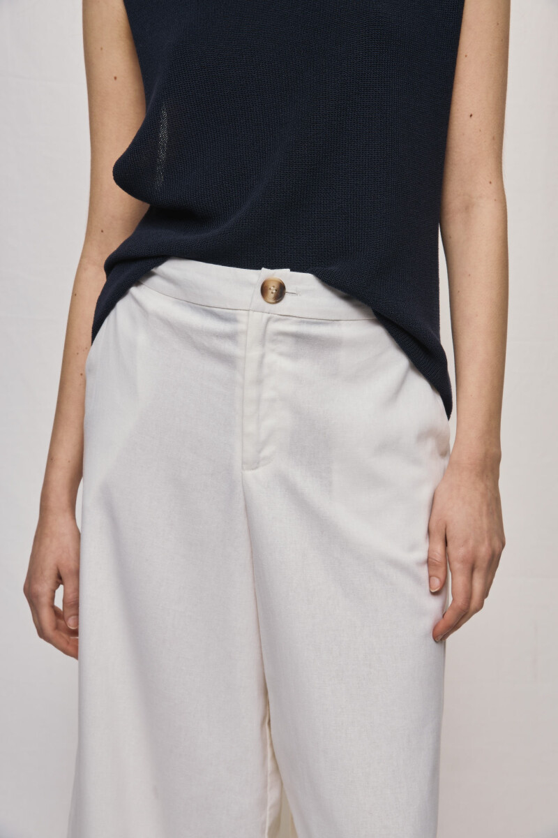 PANTALÓN PELU HIGH Crudo