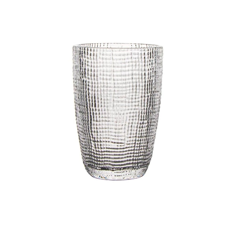Vaso Largo Selecta Muselina de Vidrio 420 ml VASO LARGO DE VIDRIO 420ML INCOLORO MUSELINA