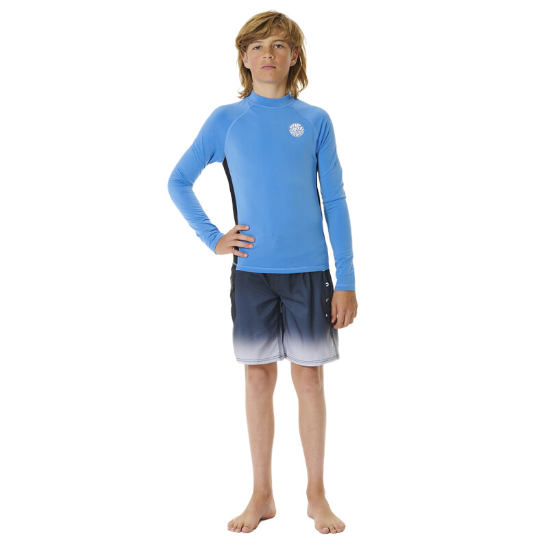 Lycra Rip Curl Icons Uv Brushed Niño - Celeste Lycra Rip Curl Icons Uv Brushed Niño - Celeste