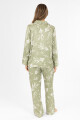 Pijama feather satin Verde claro