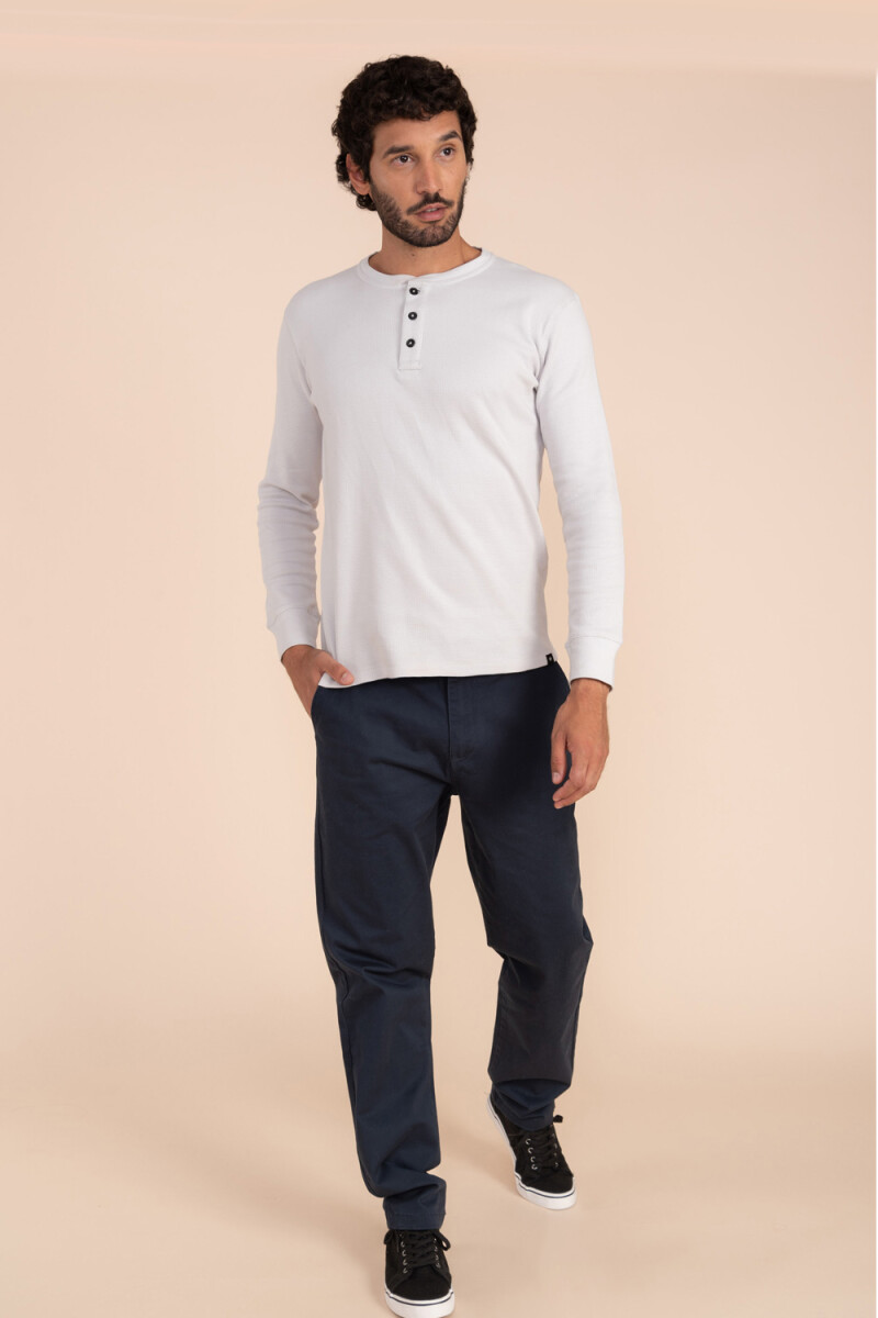 Pantalón chino - Azul 