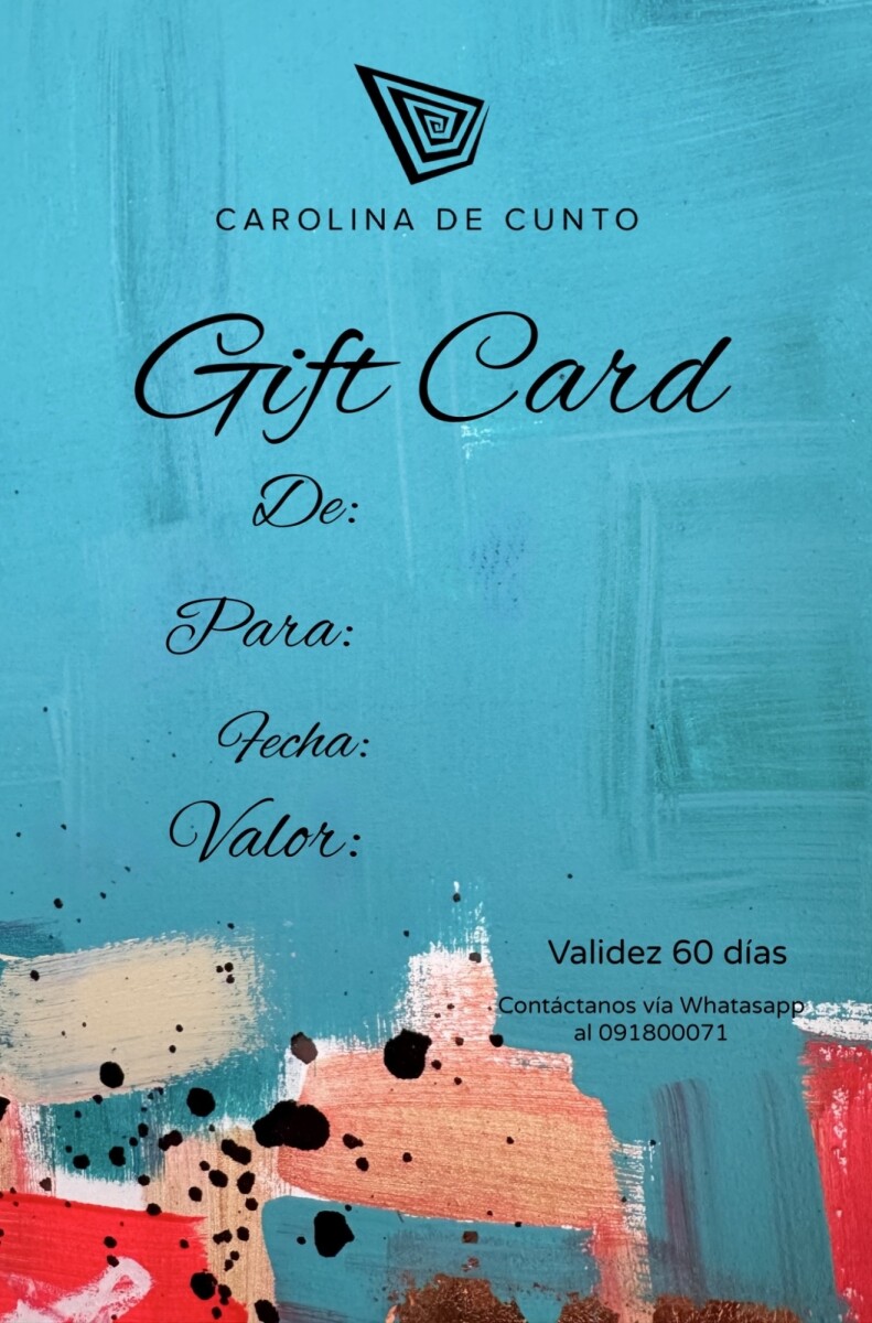 Gift Card / Voucher Regalo Valor $12000 