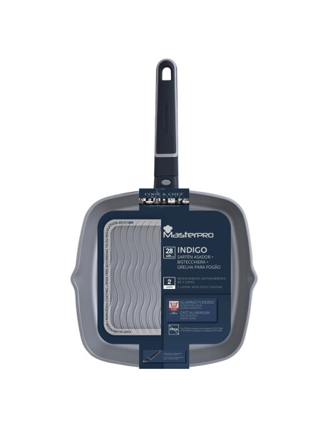 PLANCHA 28X28X5.5CM ALUMINIO FUNDIDO INDIGO MP PLANCHA 28X28X5.5CM ALUMINIO FUNDIDO INDIGO MP