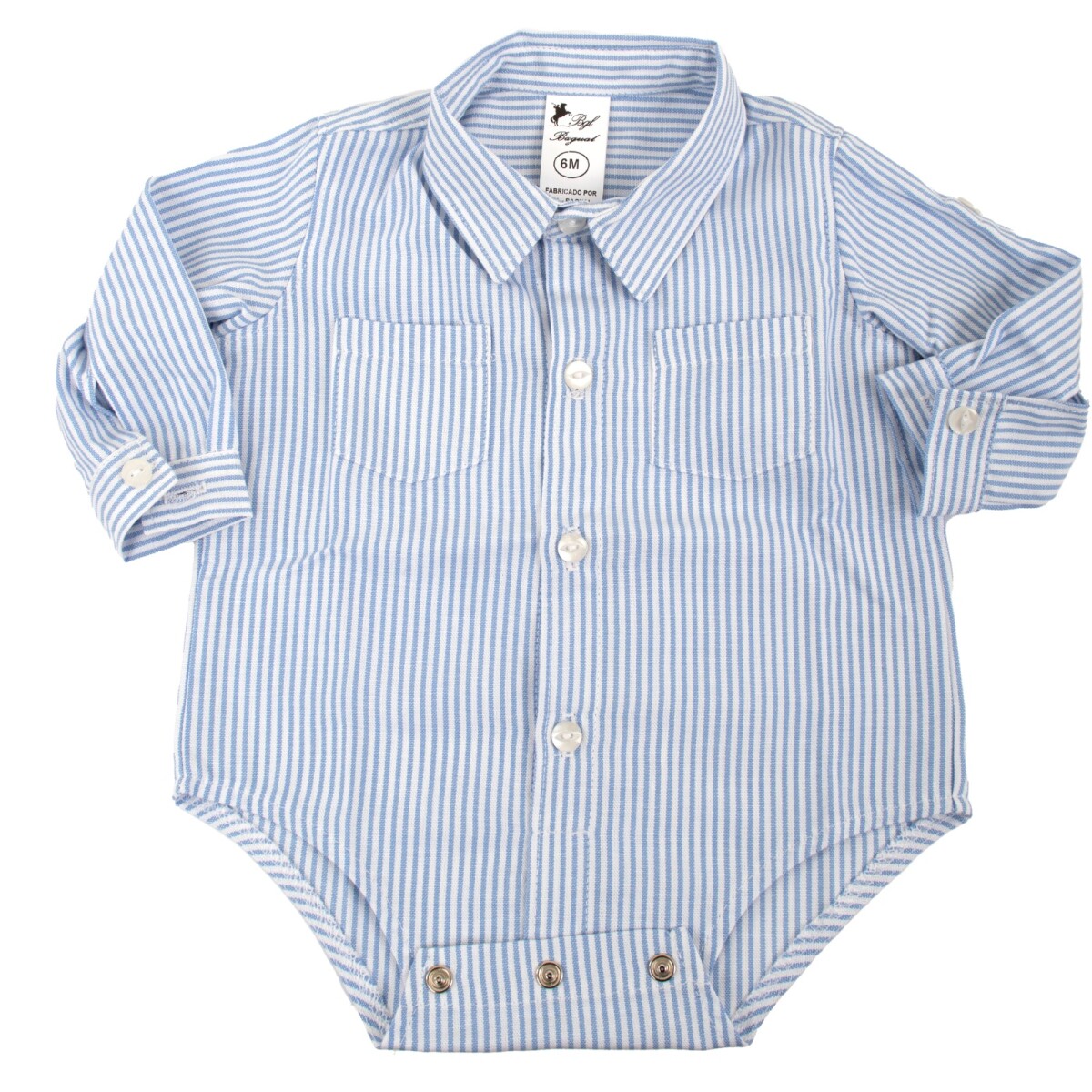 Camisa Body - celeste raya 