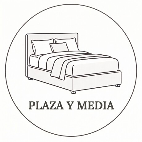 SOMMIER BASE CAMA COLCHÓN DE ESPUMA Y RESORTE POCKET PLAZA Y MEDIA