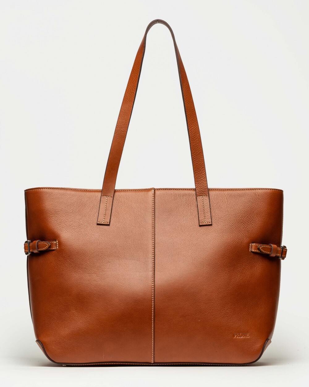 Bolso Sophie en cuero liso Cuoio