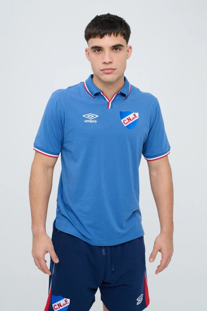 Remera Polo Umbro Nacional Core Celeste