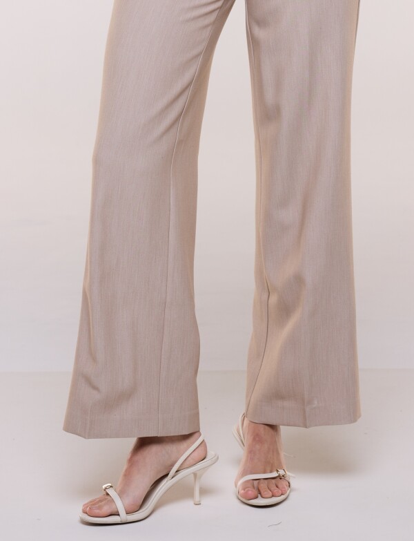 Pantalón Sastrero Wide Leg TOSTADO