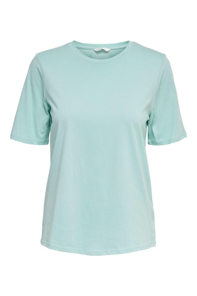 Camiseta New Básica Organica - Pastel Turquoise 