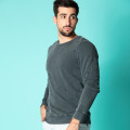 SWEATER HARRAN E23 RUSTY Gris Oscuro