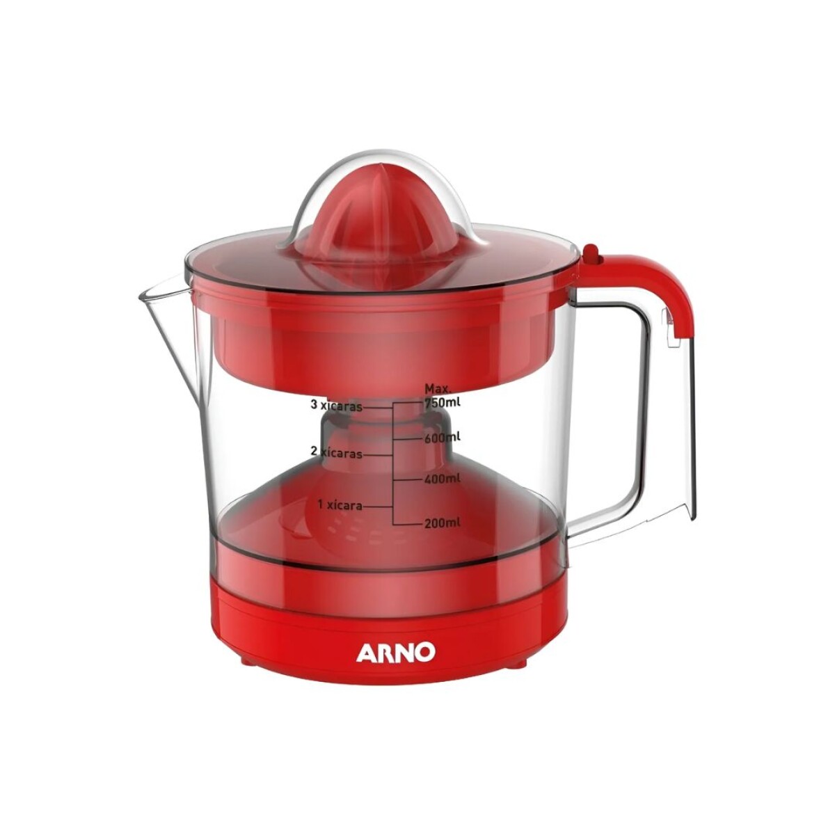 Exprimidor Arno Citrus Press | Capacidad de 0,75Lts. | Funcionamiento Automático | Color rojo. 
