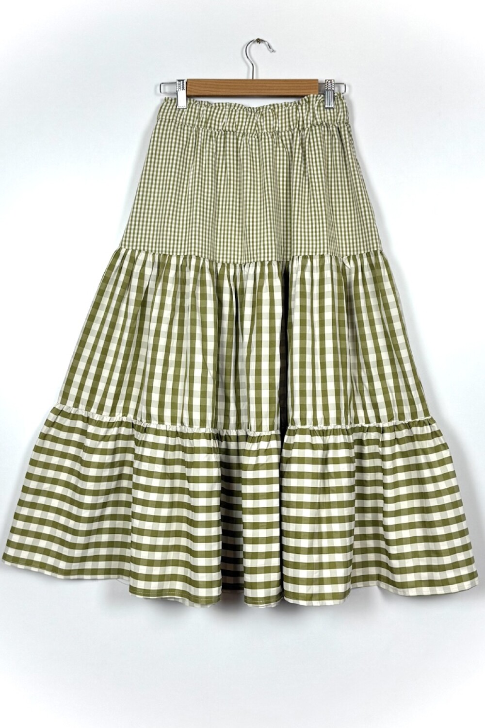 FALDA C/ALGODON AMAPOLA VERDE