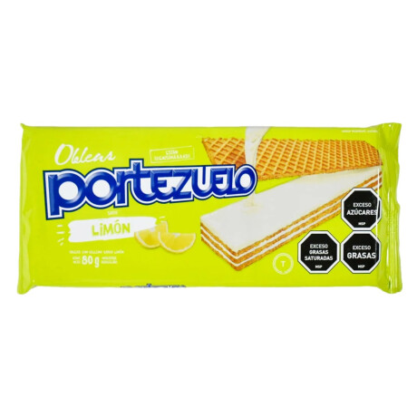 Waffle Portezuelo Limon 80g Waffle Portezuelo Limon 80g