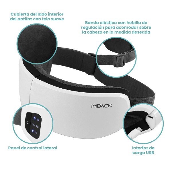 Masajeador De Ojos Portatil Alivio Para Dolor De Cabeza Y Cansancio Ocular Imback Masajeador De Ojos Portatil Alivio Para Dolor De Cabeza Y Cansancio Ocular Imback