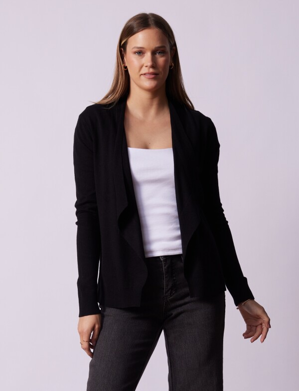 Cardigan Abierto NEGRO