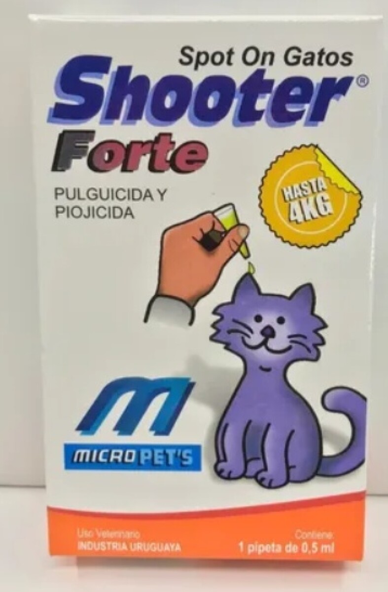 SHOOTER FORTE GATOS HASTA 4KG - Shooter Forte Gatos Hasta 4kg 