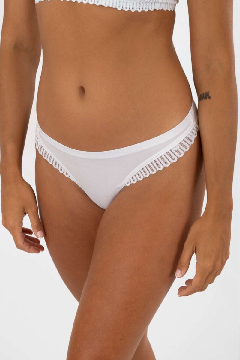 Bikini granate - Blanco 