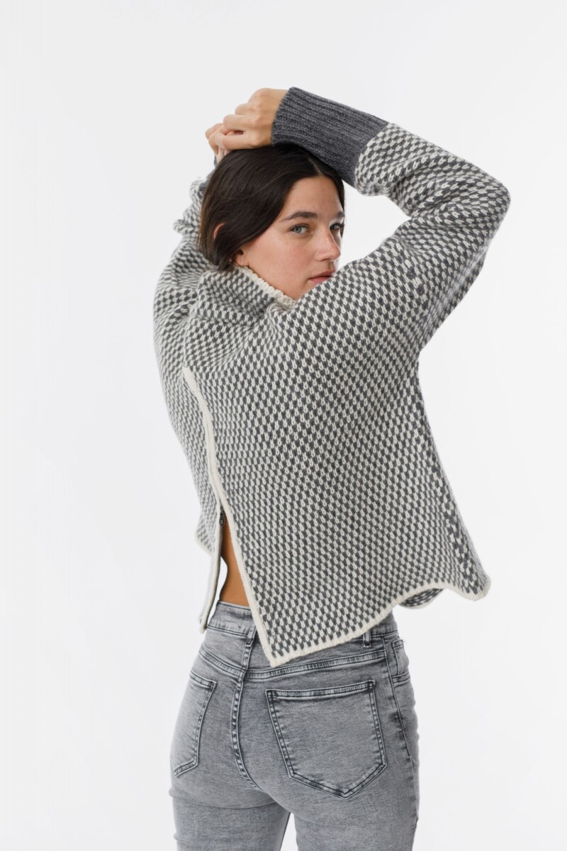 Sweater Glass Crudo/Gris