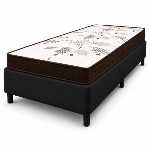 Sommier Dorado 1 Plaza Colchón Espuma Reversible Matelaseado 78 x 188 x 13 cm Sommier Dorado 1 Plaza Colchón Espuma Reversible Matelaseado 78 x 188 x 13 cm