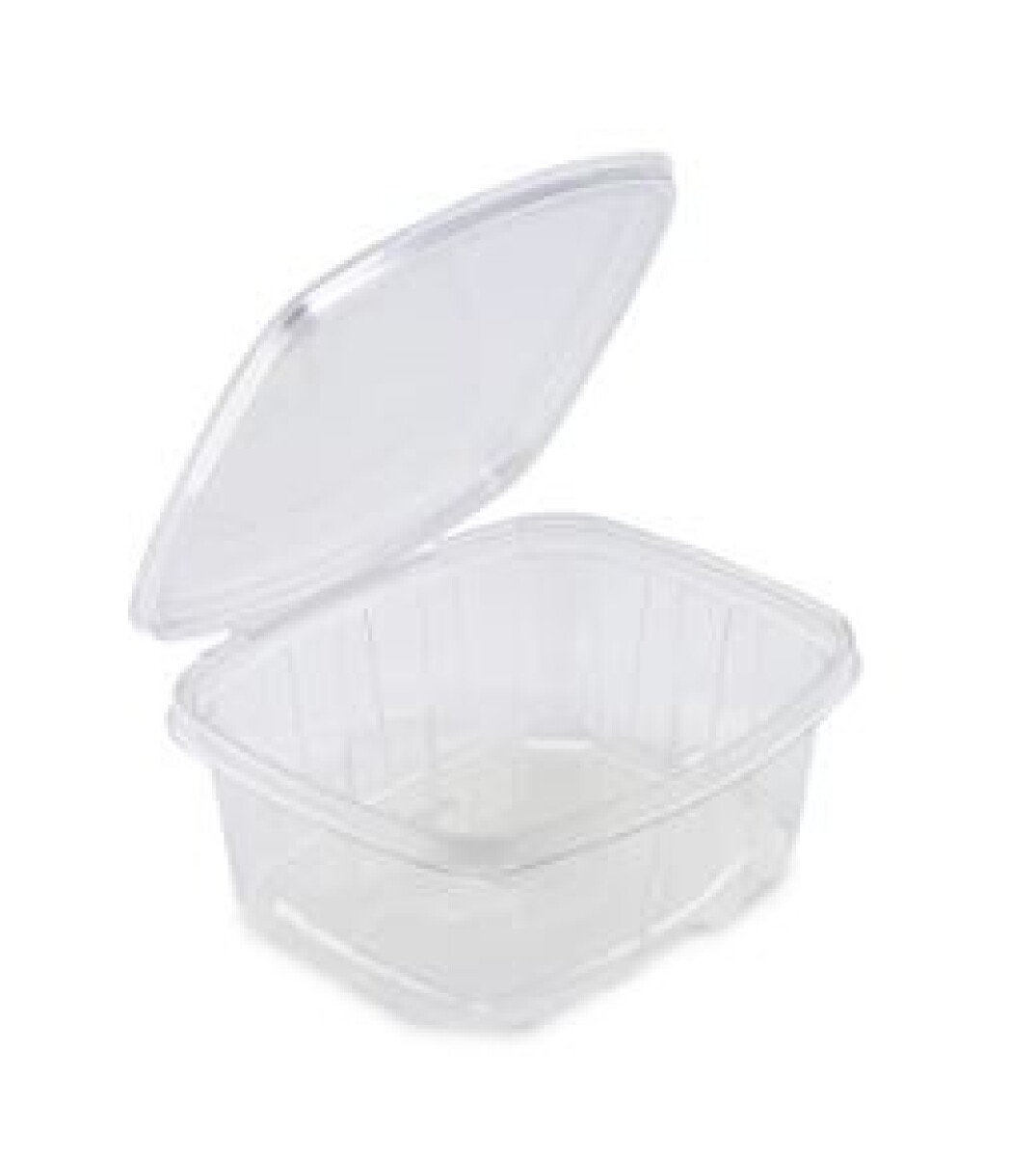 POTE BISAGRA PET RECTANGULAR CON LACRE 840 ML 18,3 x 15,5 x 5,8 CM 