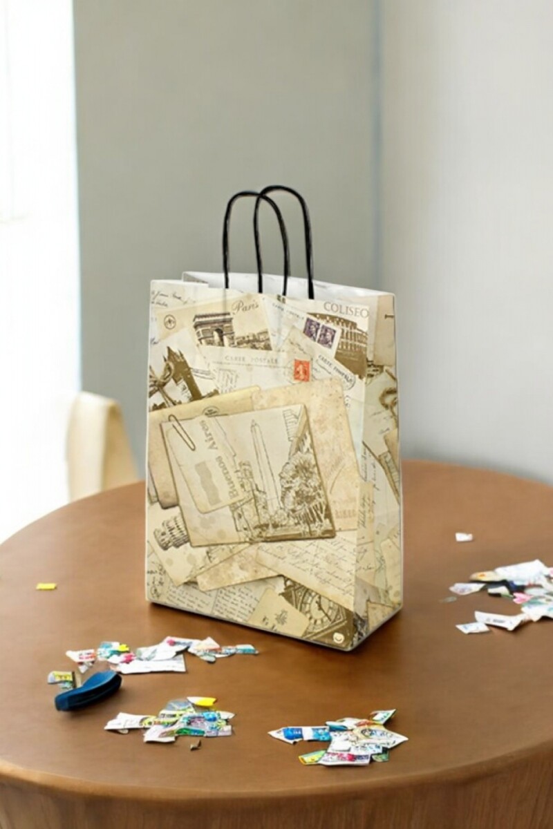 Bolsa 22x10x30 cm. - CIUDADES 