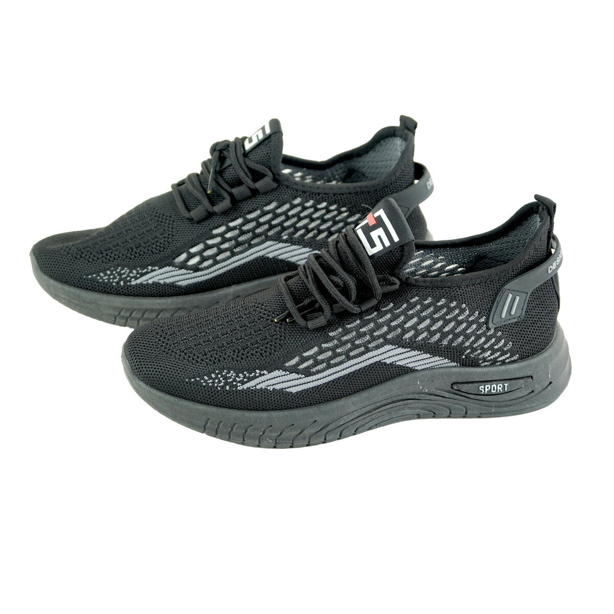 CHAMPION CABALLERO TEJIDO FASHION SNEAKER NEGRO/GRIS SUELA GOMA 