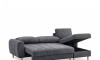 Sillón Esquinero con Baúles amplios - Amo Gris Oscuro