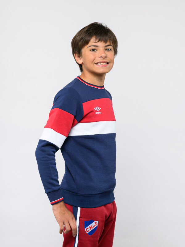 Buzo A La Base Grav Nacional Junior Azul Marino, Rojo, Blanco