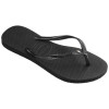 Ojotas Havaianas Slim Crystal Swarovski II Negro