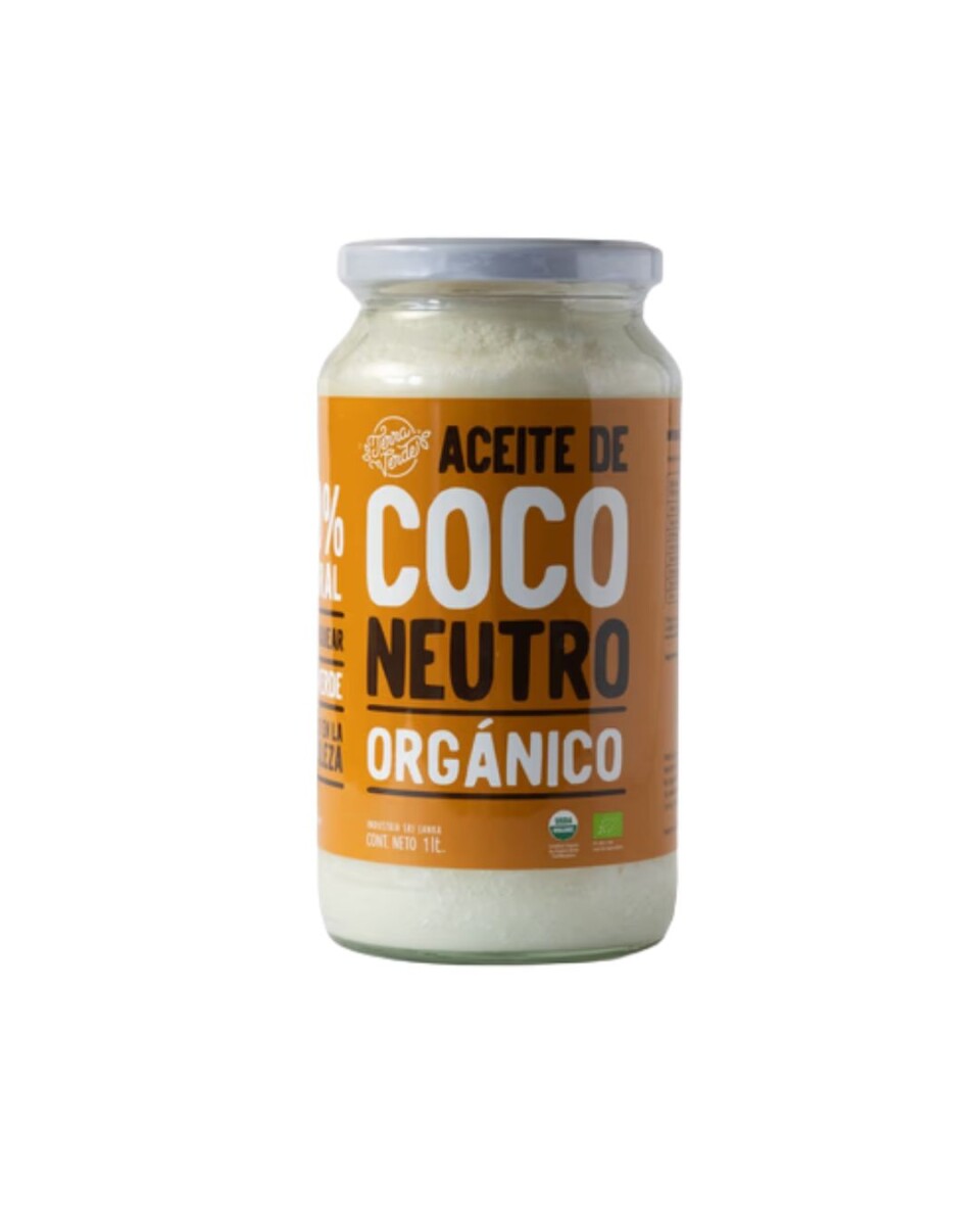 Aceite de coco Neutro Orgánico 1L Terra Verde 
