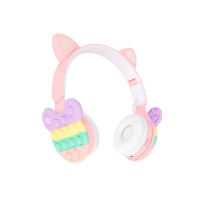 Auriculares bluetooth Pop It diseño con orejas Auriculares bluetooth Pop It diseño con orejas