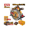 SIERRA CIRCULAR A BATERIA 42V 185MM + 2 BATERIA 2.5AH + CARGADOR + VALIJA INGCO SIERRA CIRCULAR A BATERIA 42V 185MM + 2 BATERIA 2.5AH + CARGADOR + VALIJA INGCO