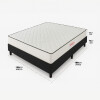 Conjunto Sommier 2 Plazas Levane 14 De Petra Con Box Conjunto Sommier 2 Plazas Levane 14 De Petra Con Box