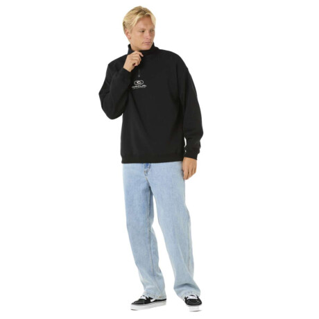 Canguro Rip Curl Pill Icon 1/4 Zip Crew Negro