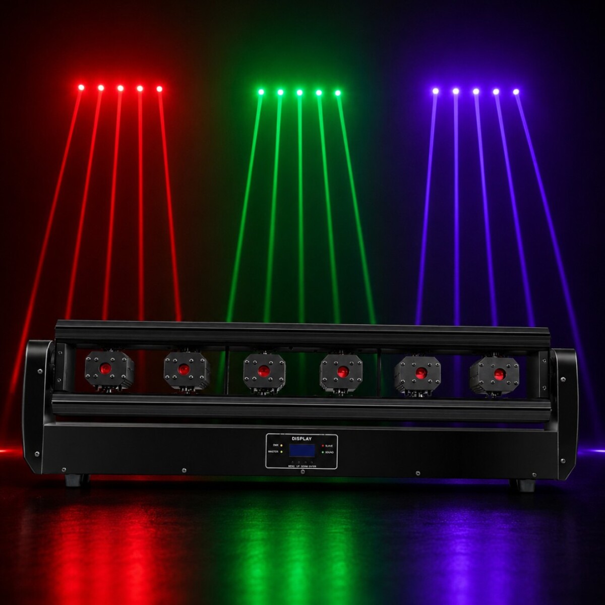 Cabeza Móvil Láser Pls La-ls35 Rgb 6 Luces 