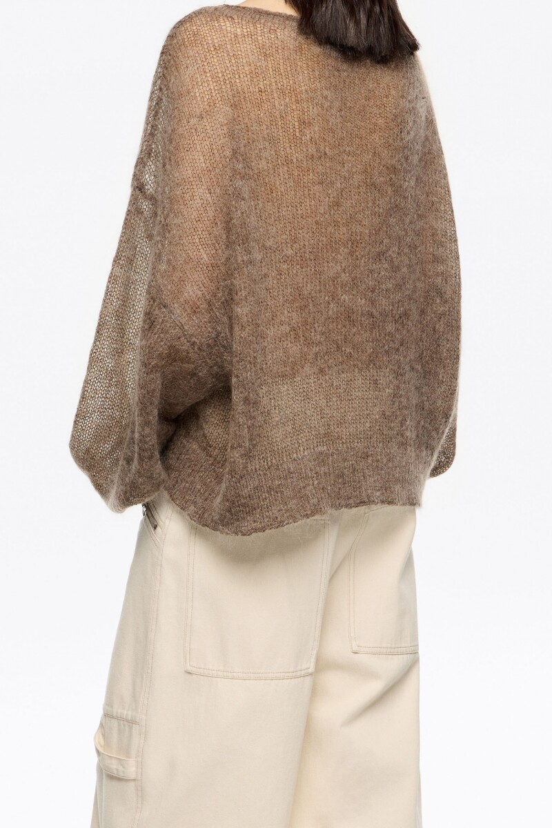 SWEATER TEJIDO Gris Topo